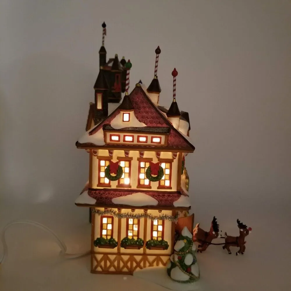 Department 56 Rudolph Santa’s Castle North Pole Series Lighted 56.56768 READ